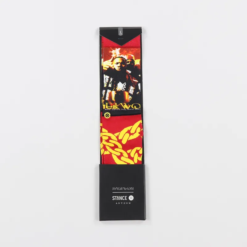 Stance Anthem Raekwon Cuban Linx Socks Burgundy