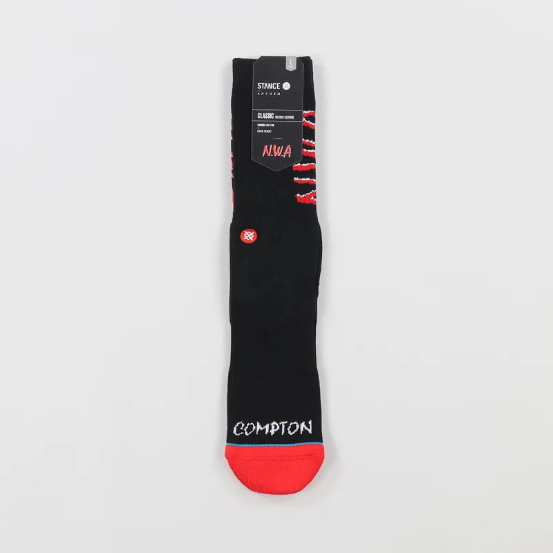 Stance Anthem NWA Socks Black