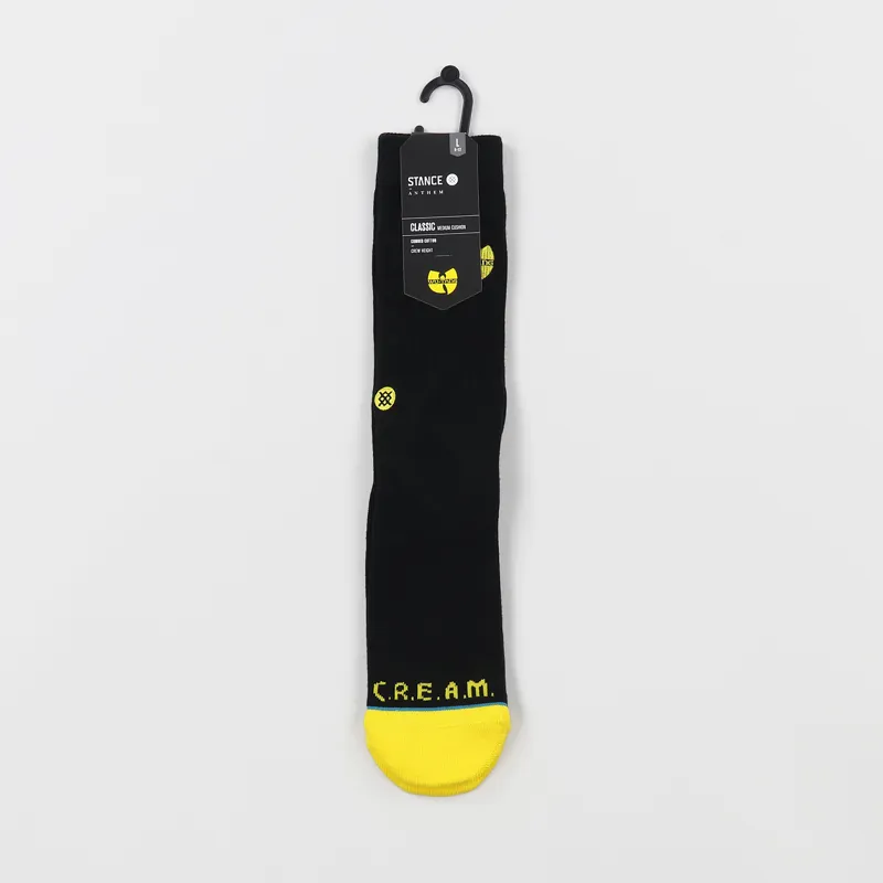 Stance Anthem Wu Tang Patch Socks Black