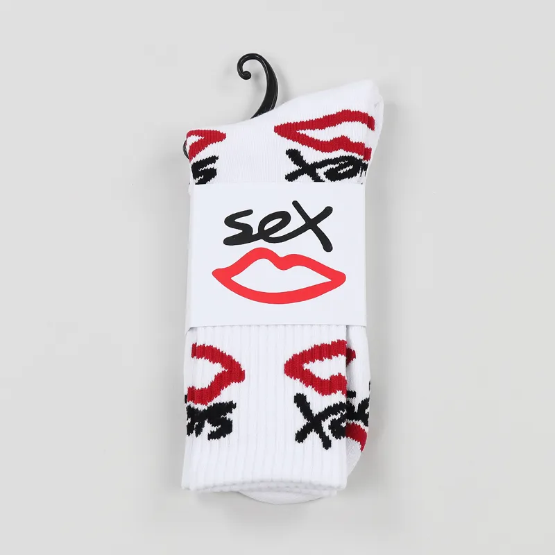 Sex Skateboards AOP Socks White