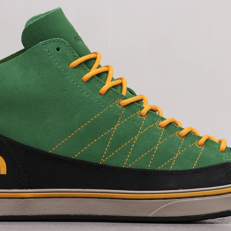 The North Face Mens Approach Mid Shoes Sullivan Green Brushfire Orange-2