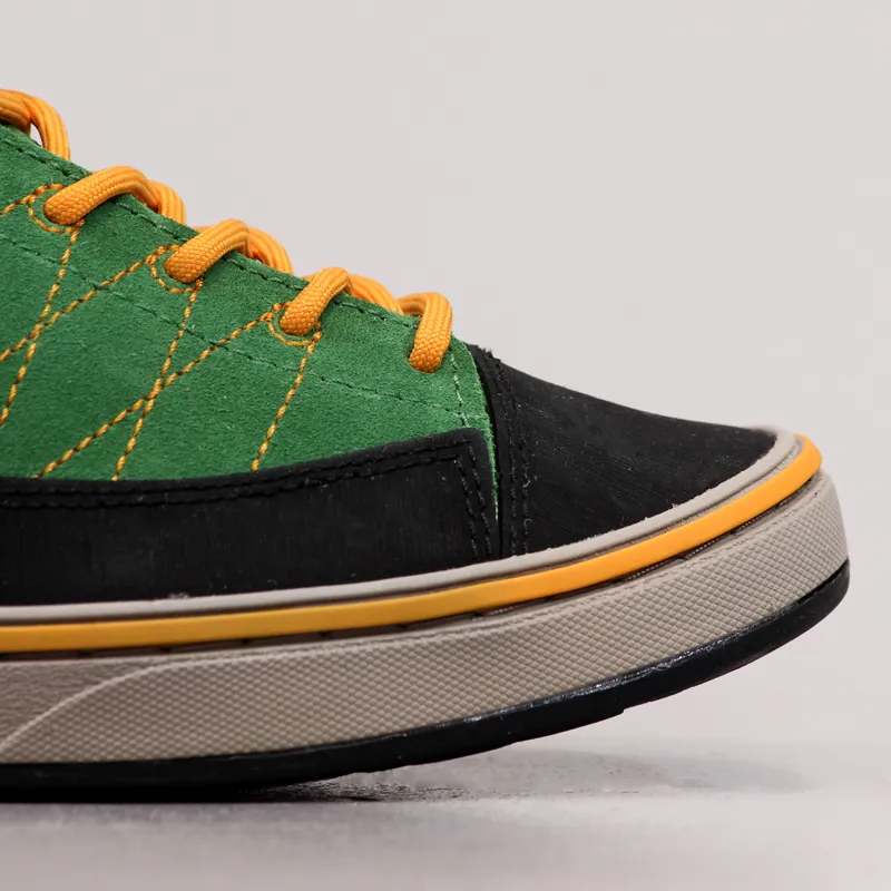 The North Face Mens Approach Mid Shoes Sullivan Green Brushfire Orange-3