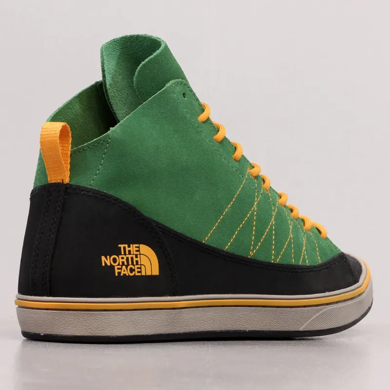 The North Face Mens Approach Mid Shoes Sullivan Green Brushfire Orange-5