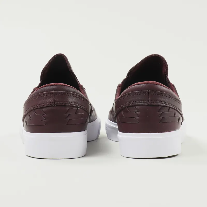 Nike SB Janski Slip On Remastered Crafted Shoes Mahogany White-5
