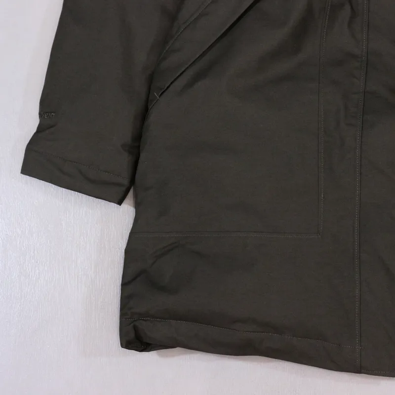 The North Face Womens Arctic Parka Black Ink Green-2