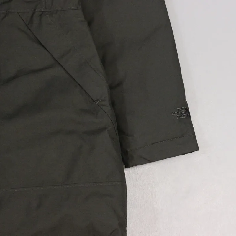 The North Face Womens Arctic Parka Black Ink Green-3