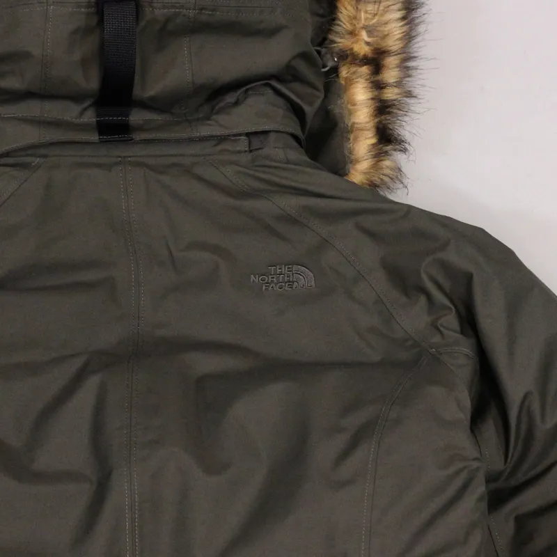 The North Face Womens Arctic Parka Black Ink Green-6