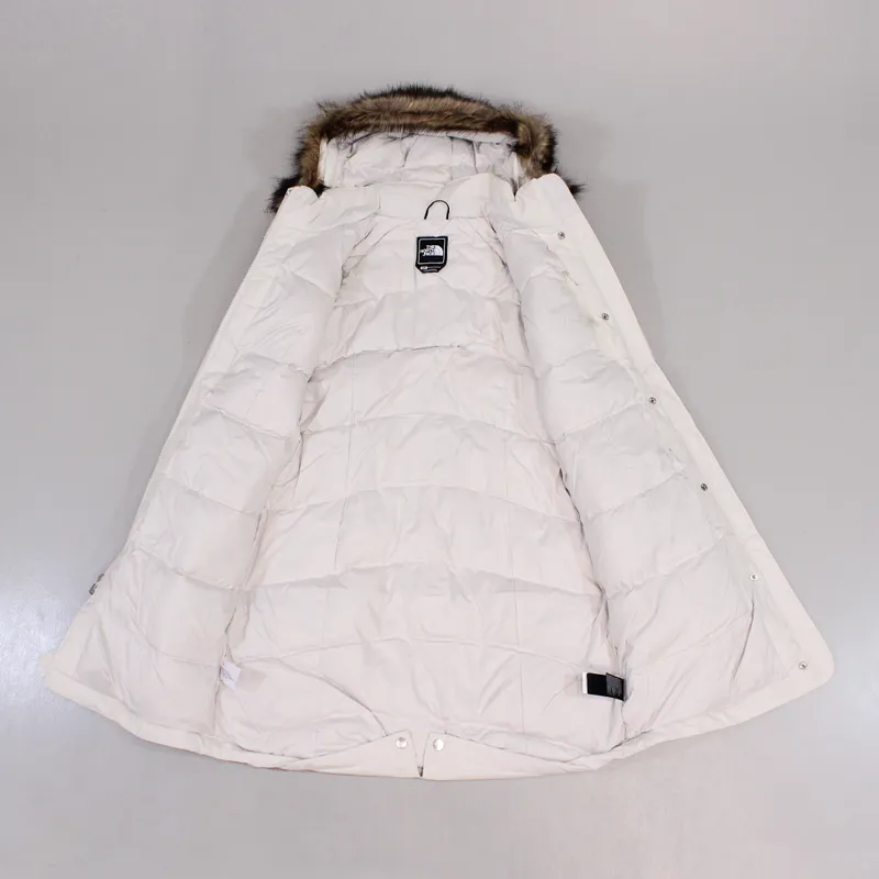 The North Face Womens Arctic Parka Moon Light Ivory White-2