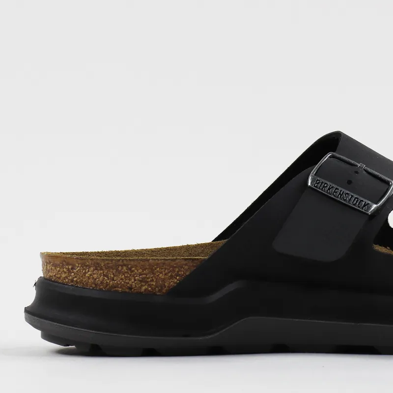 Birkenstock Arizona CT Birko-Flor Sandals Desert Soil Black-1