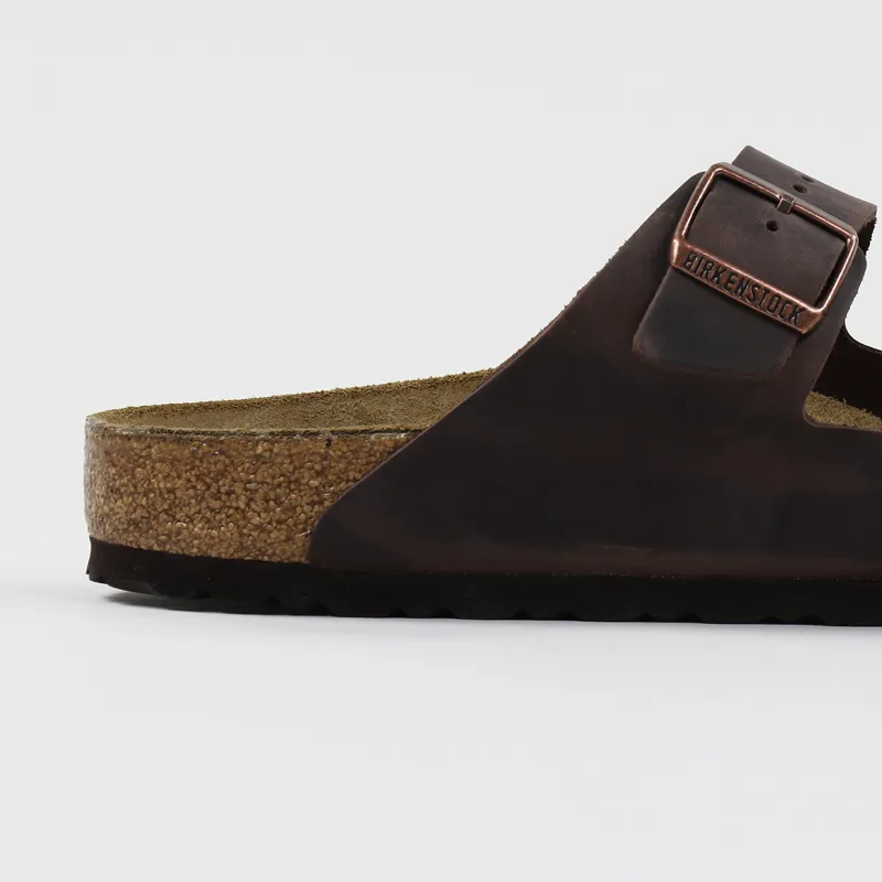 Birkenstock Arizona Oiled Leather Regular Fit Sandals Habana-1