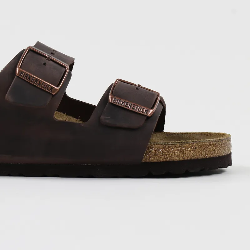Birkenstock Arizona Oiled Leather Regular Fit Sandals Habana-2