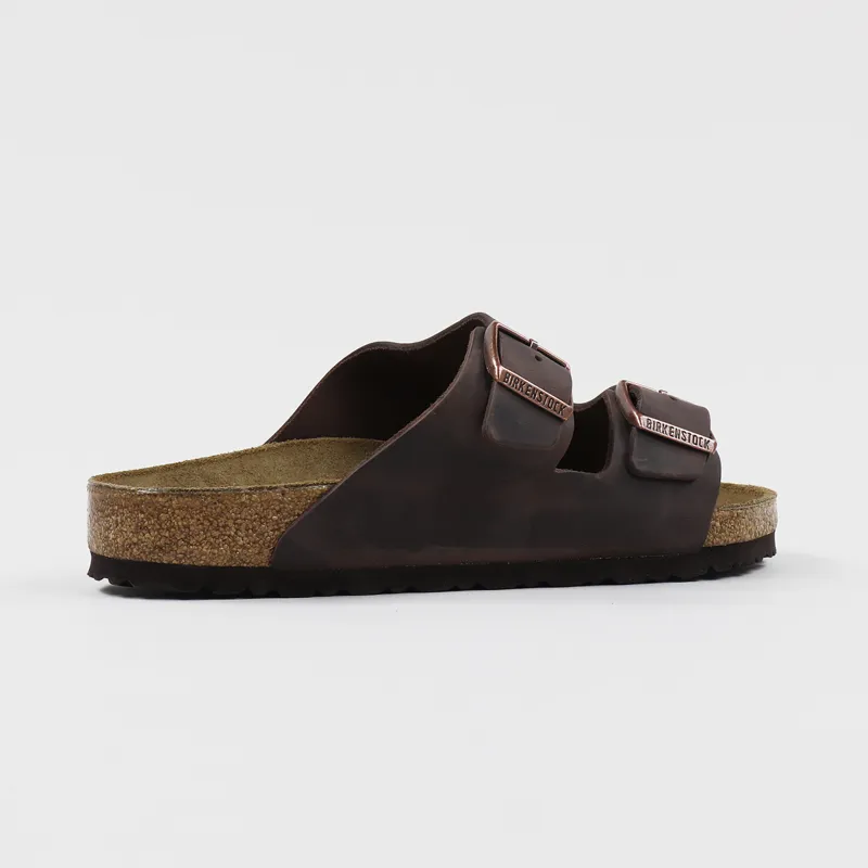 Birkenstock Arizona Oiled Leather Regular Fit Sandals Habana-5
