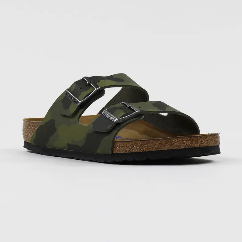 Birkenstock Arizona Soft Footbed Birko-Flor Sandals Desert Camo Green-4