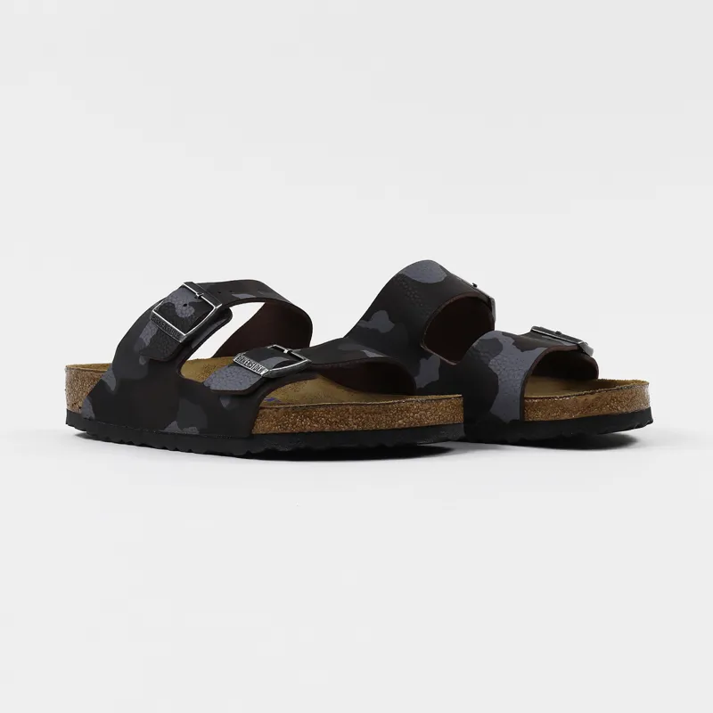 Birkenstock Arizona Soft Footbed Birko-Flor Sandals Desert Camo Brown-3