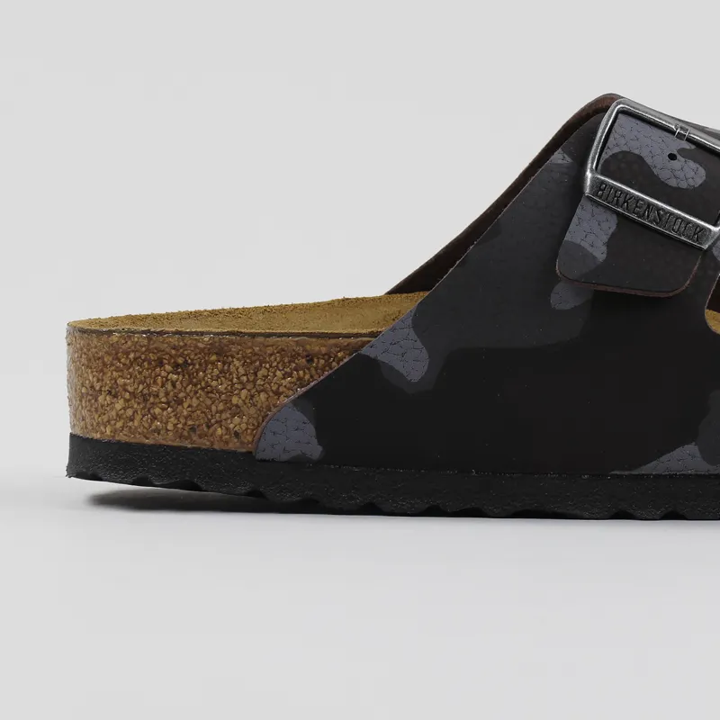 Birkenstock Arizona Soft Footbed Birko-Flor Sandals Desert Camo Brown-1
