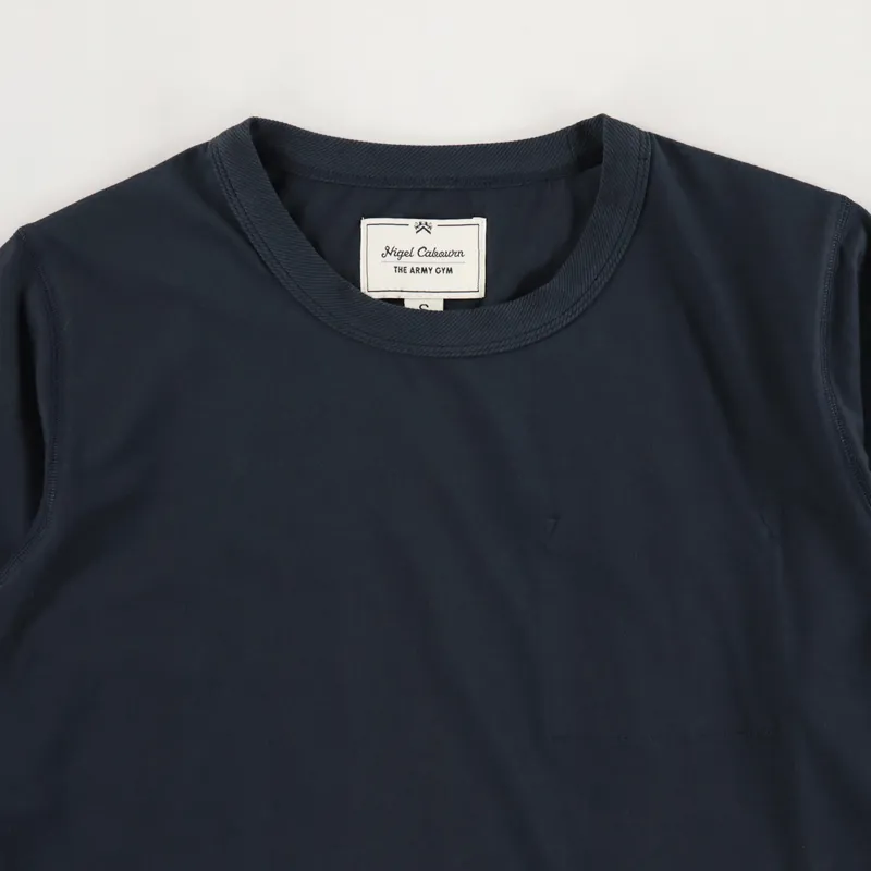 Nigel Cabourn Army T Shirt Dark Navy-1
