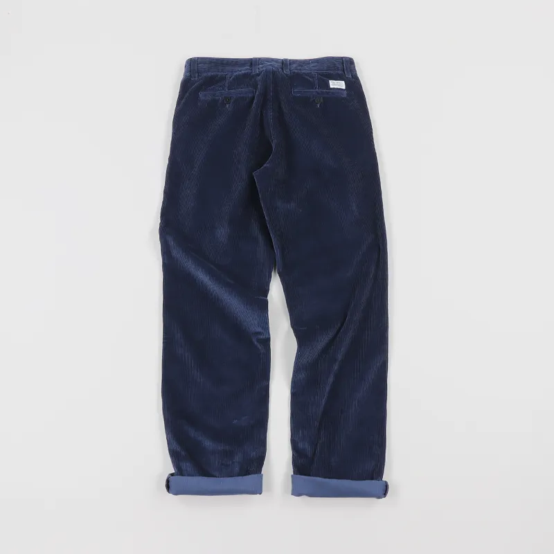 Norse Projects Aros Corduroy Trousers Ensign Blue-4