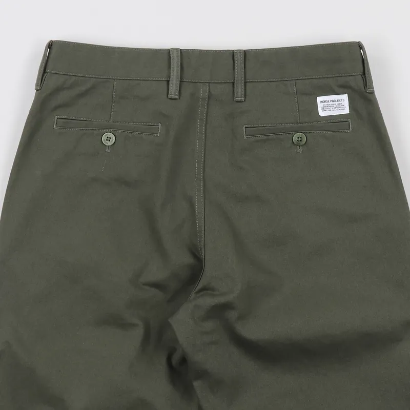 Norse Projects Aros Heavy Trousers Ivy Green-5
