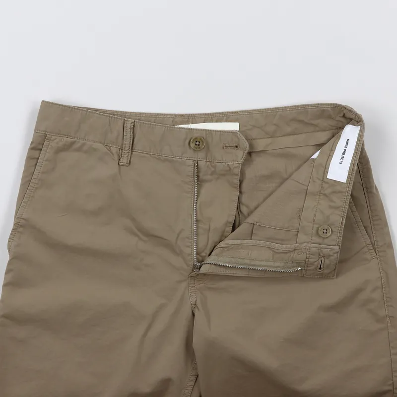 Norse Projects Aros Light Twill Shorts Utility Khaki-2