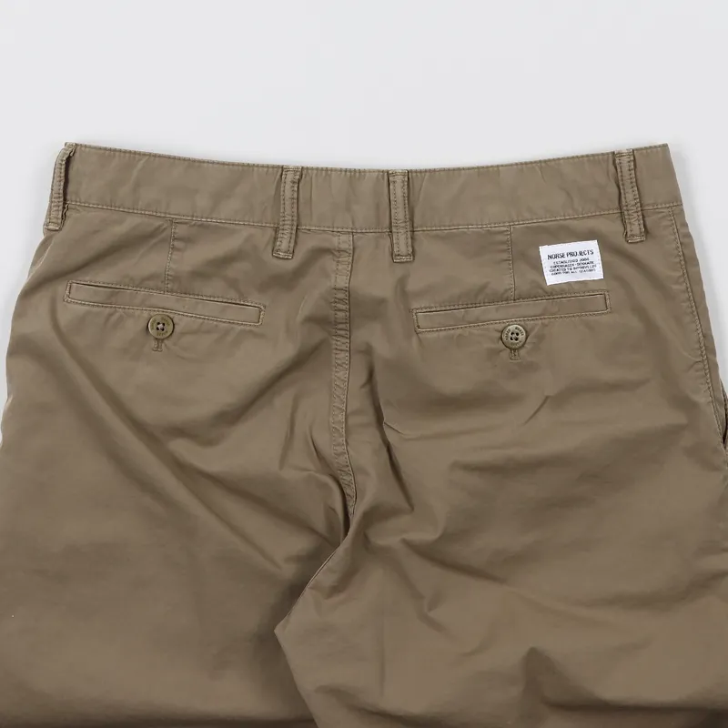 Norse Projects Aros Light Twill Shorts Utility Khaki-3