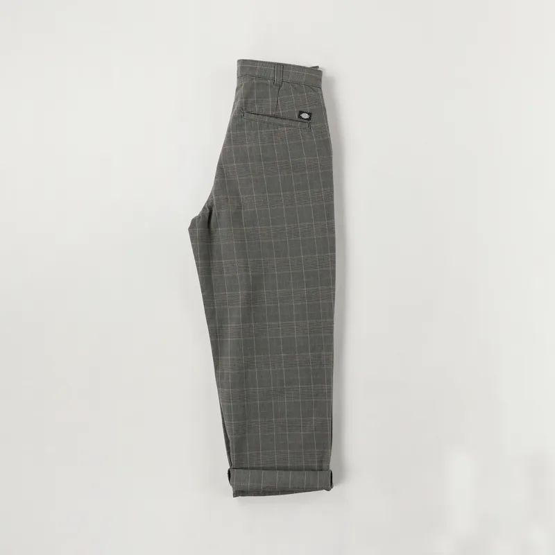 Godkendelse Gammel mand Alternativ Dickies Lifestyle Mens Check Pants Artemus Trousers Dark Brown