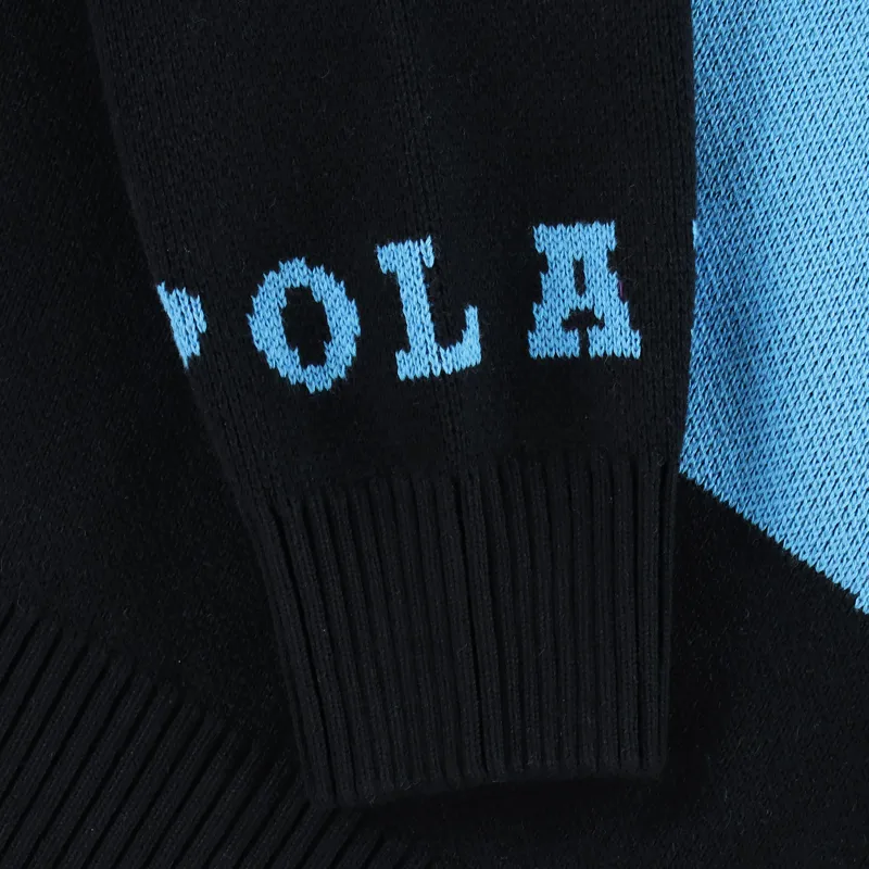 Polar Skate Co. Art Knit Sweater Selfie Black-3