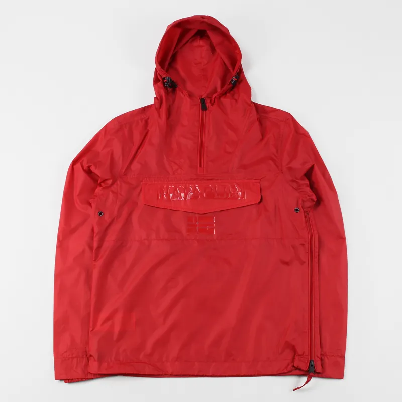 tegenkomen opbouwen wit Napapijri Mens Asheville Pullover Jacket Red Water Resistant