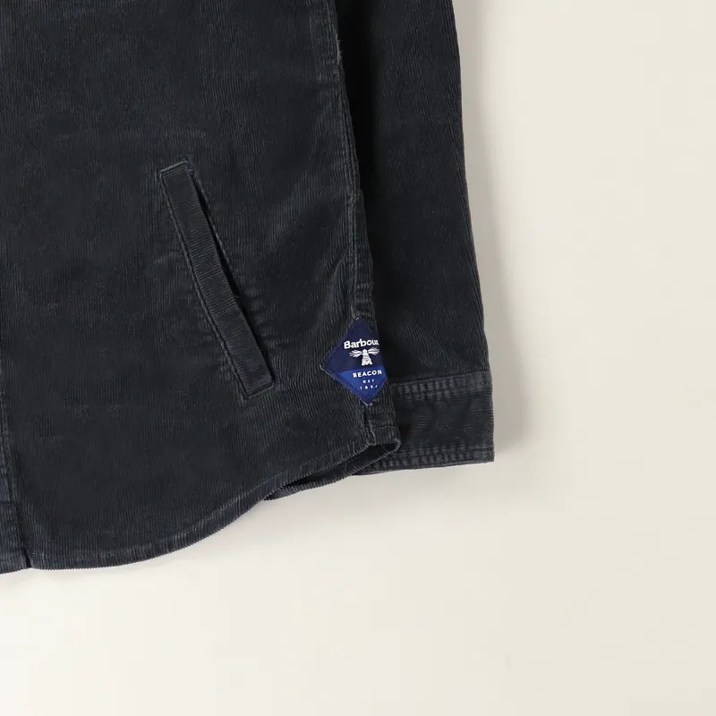 Barbour Beacon Askern Cord Overshirt Navy-2