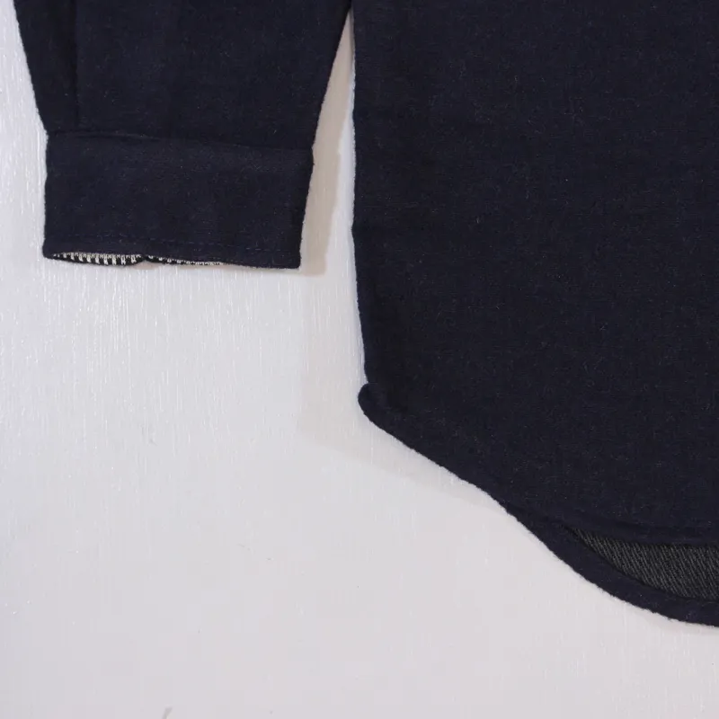 Grand Scheme Supply Co. Aspen Long Sleeve Shirt Navy-2