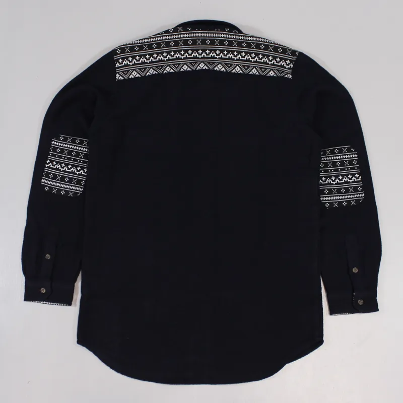 Grand Scheme Supply Co. Aspen Long Sleeve Shirt Navy-4