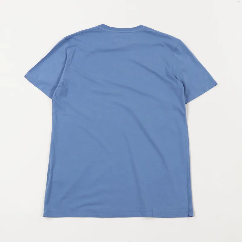 Folk Assembly T Shirt Blue-2