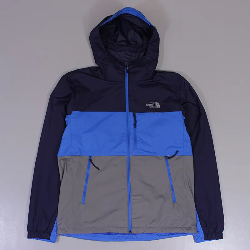 The North Face Mens Atmosphere Jacket Cosmic Drummer Blue Pache Grey