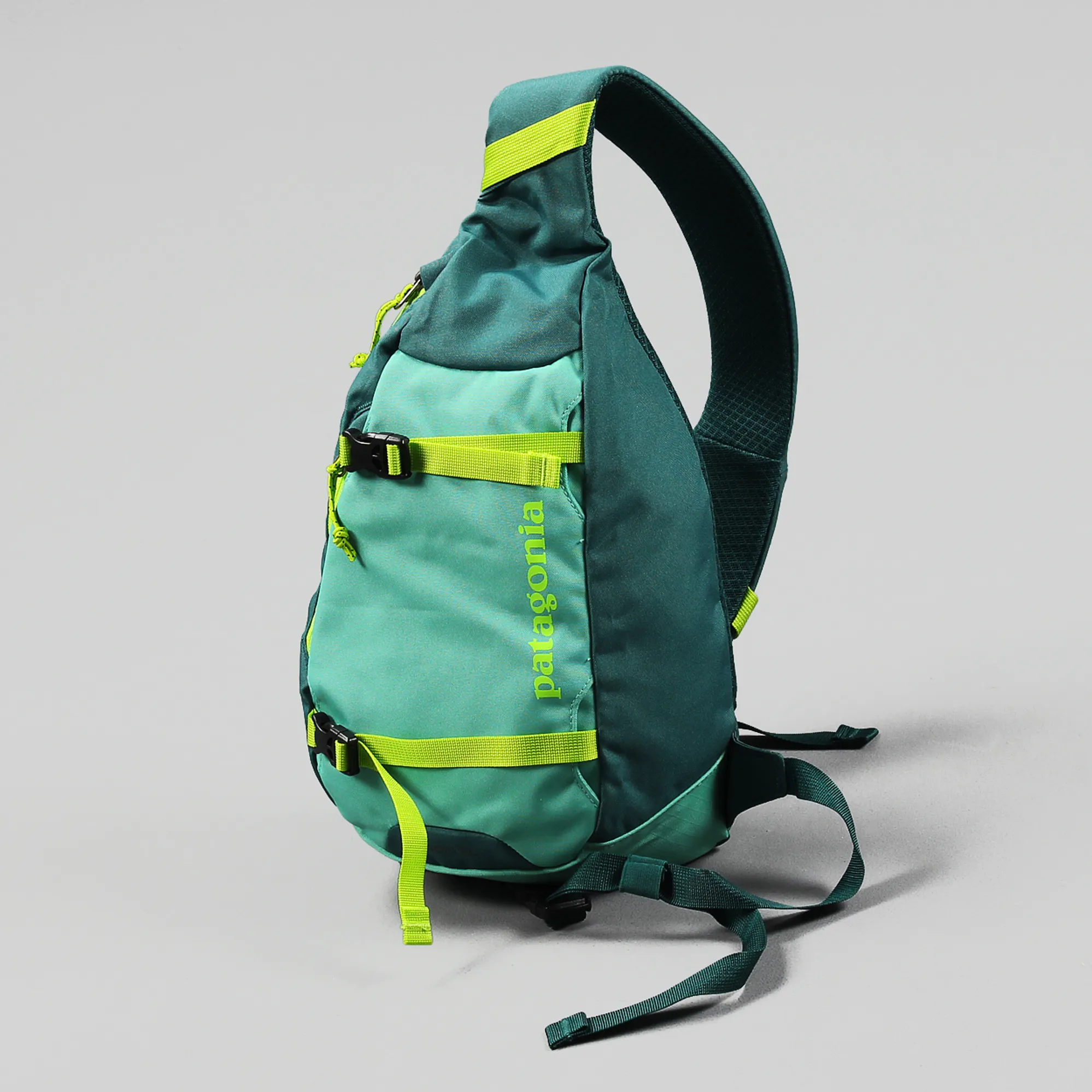 Patagonia Atom Sling 8L Bag Daypack Aqua Stone Green DWR Coated Patagonia Atom Sling 8L Bag Daypack Aqua Stone Green DWR Coated