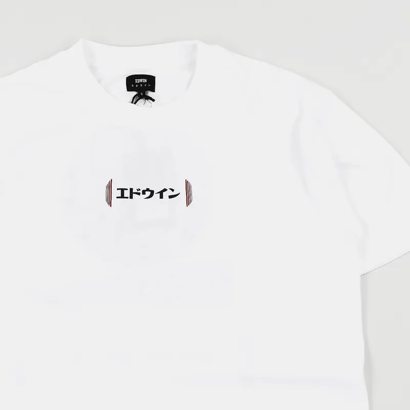 Edwin Aurora T Shirt White-3