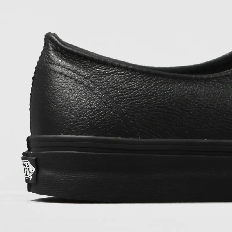 Vans Premium Leather Authentic Decon Shoes Black-1