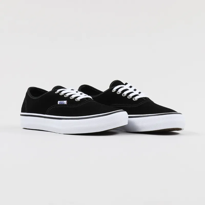 Vans Authentic Pro Suede Shoes Black-3