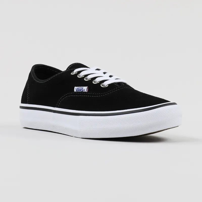 Vans Authentic Pro Suede Shoes Black-4