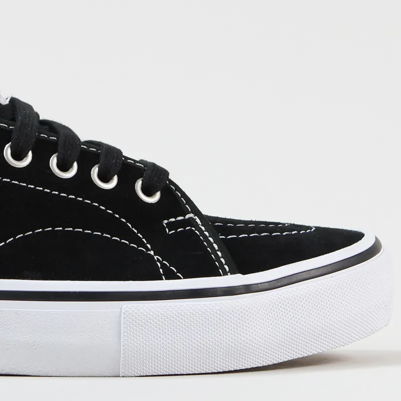 Vans AV Classic Pro Shoes Black White-2