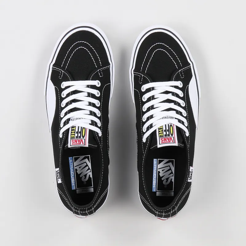 Vans AV Classic Pro Rubber Shoes Black White-6
