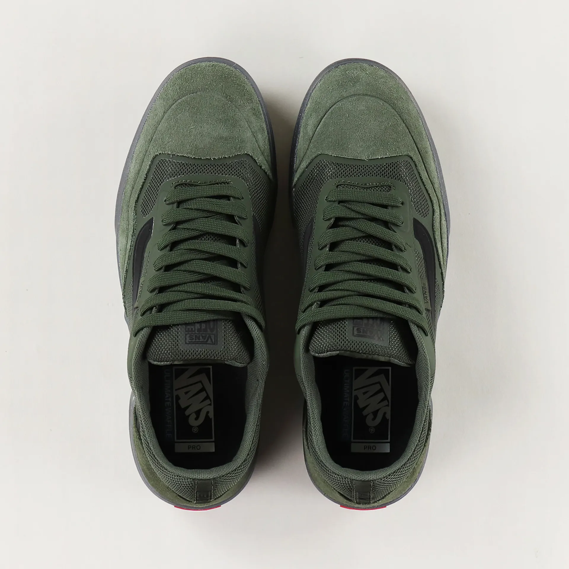 Vans Ave Pro Shoes Mens Skate Trainers Forest Green Black display picture 2