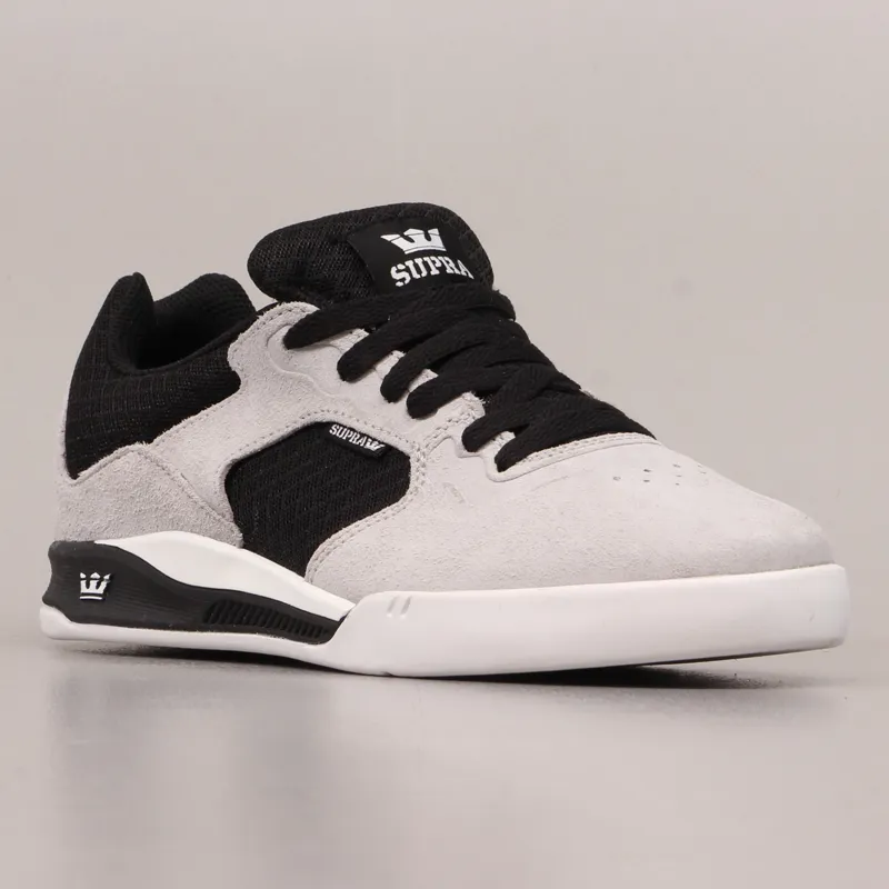 Supra x Neen Williams Avex Shoes Light Grey Black White-4