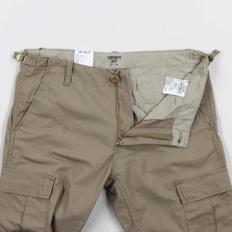 Carhartt WIP Aviation Pant Leather Rinsed-2