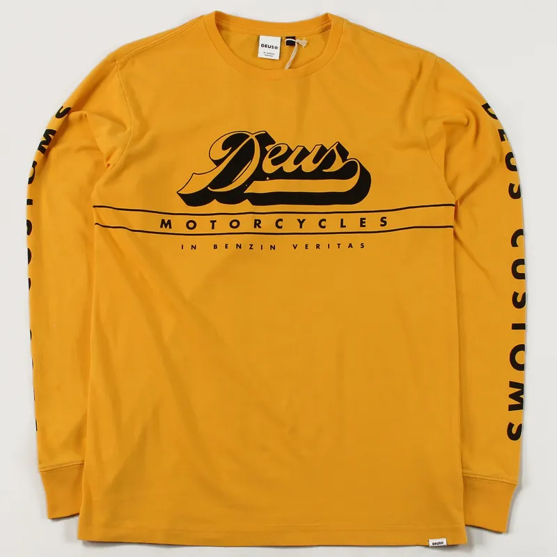 Deus Ex Machina Long Sleeve Avocet T Shirt Yellow