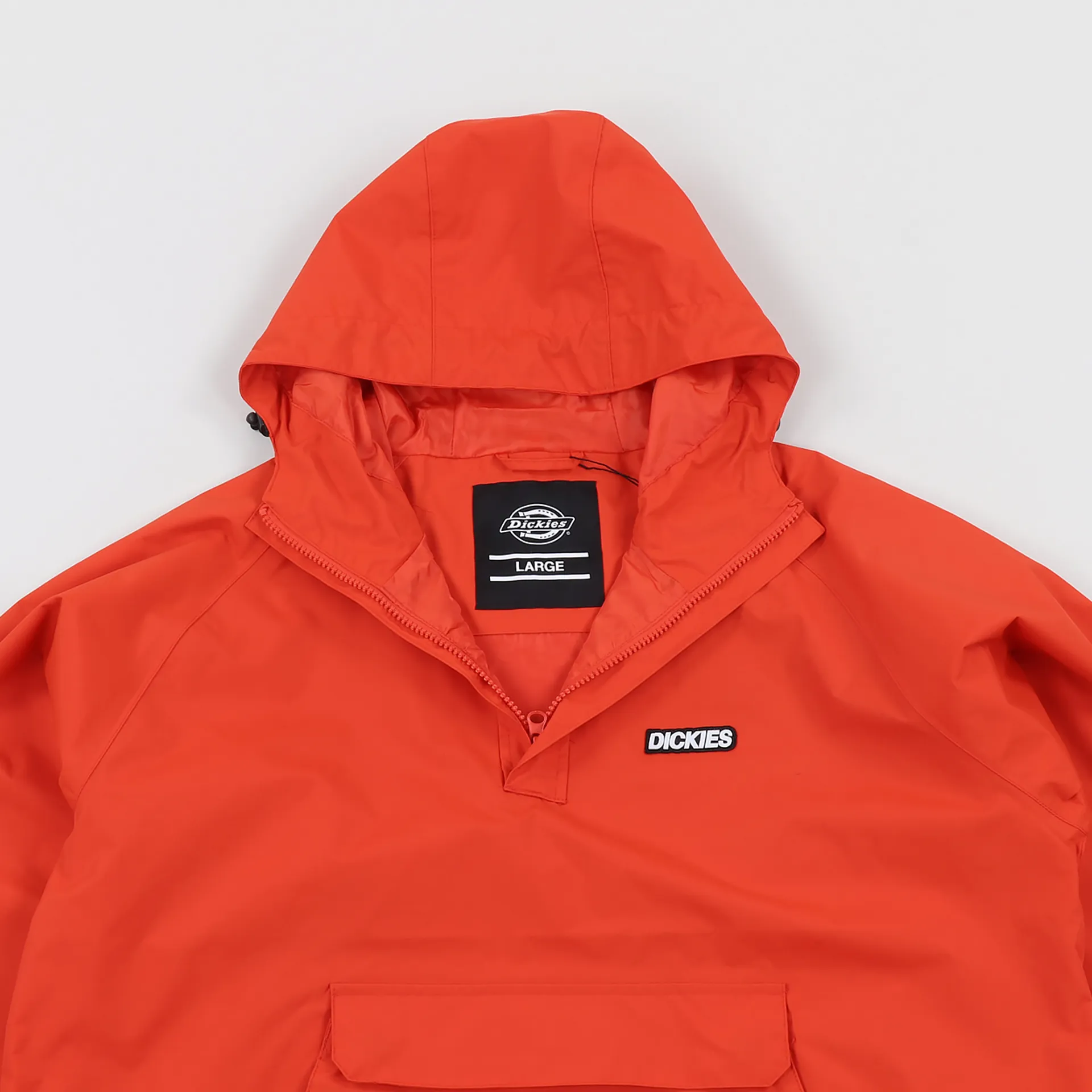 Dickies Mens Lightweight Waterproof Axton Jacket Red Orange