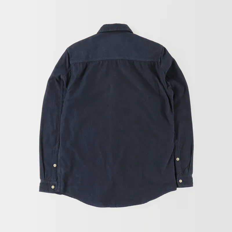 Folk Babycord Shirt Charcoal-2