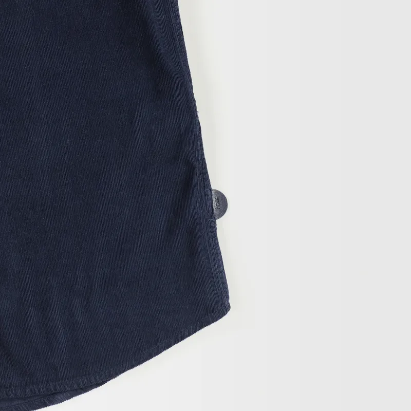 Folk Babycord Shirt Navy-3