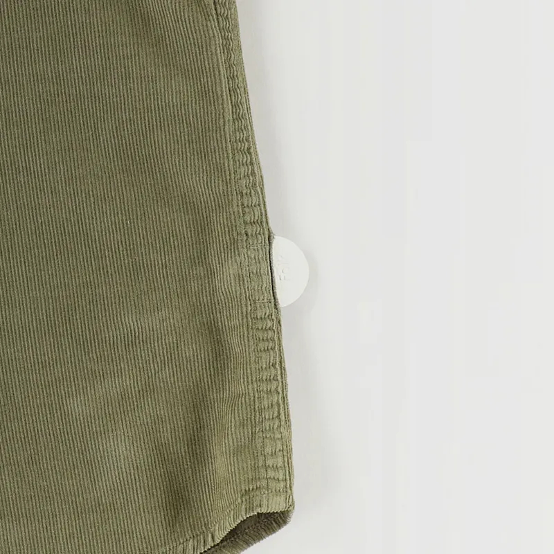 Folk Babycord Shirt Soft Green-3