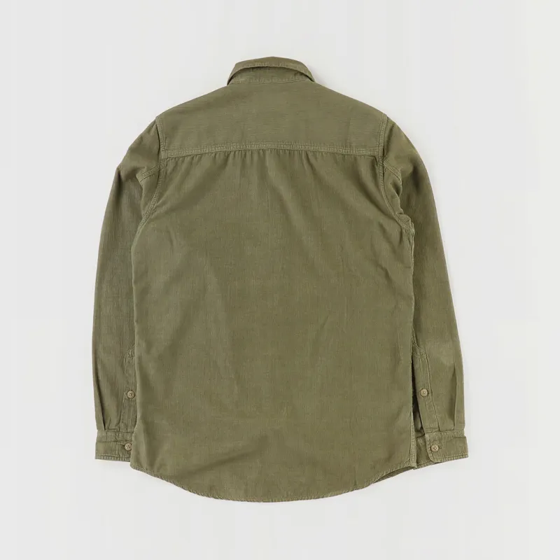 Folk Babycord Shirt Soft Green-4