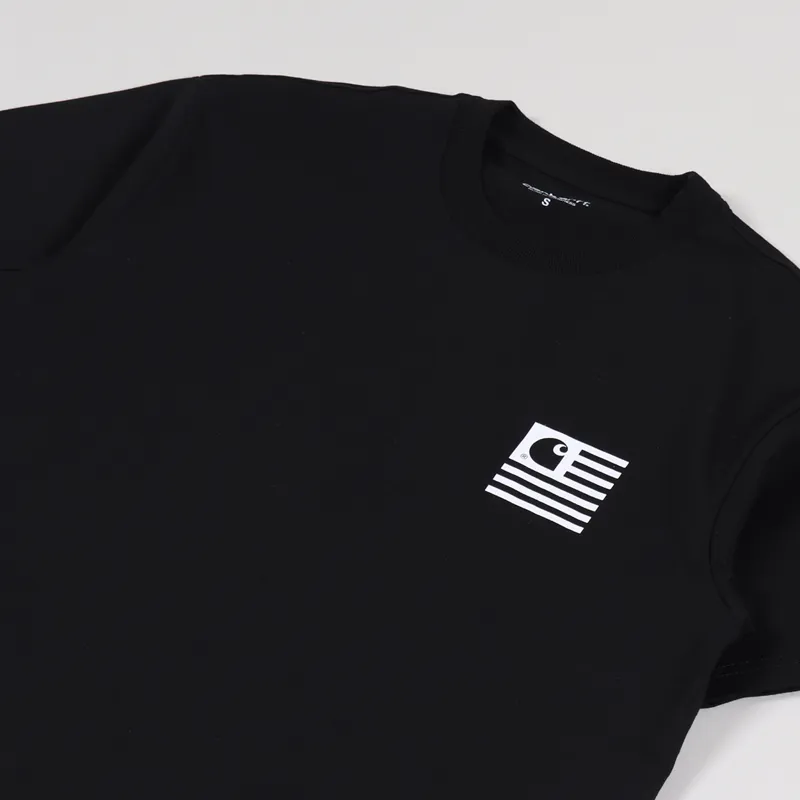 Carhartt WIP State Chromo T Shirt Black-3