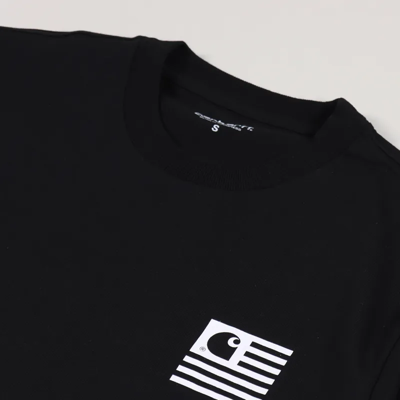 Carhartt WIP State Chromo T Shirt Black-5